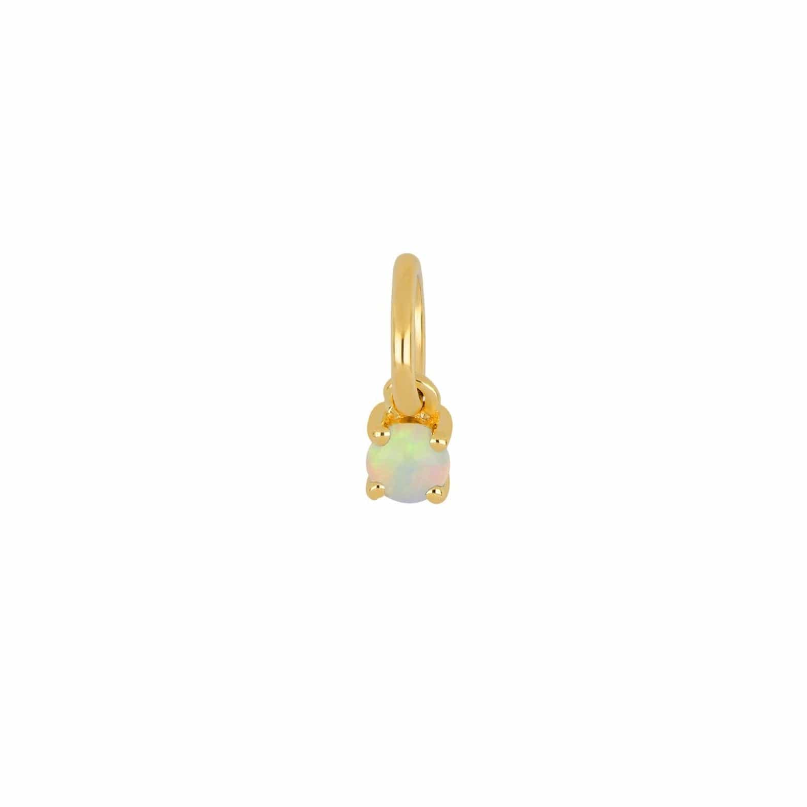EF COLLECTION NECKLACES October - Opal Petite Birthstone Charm