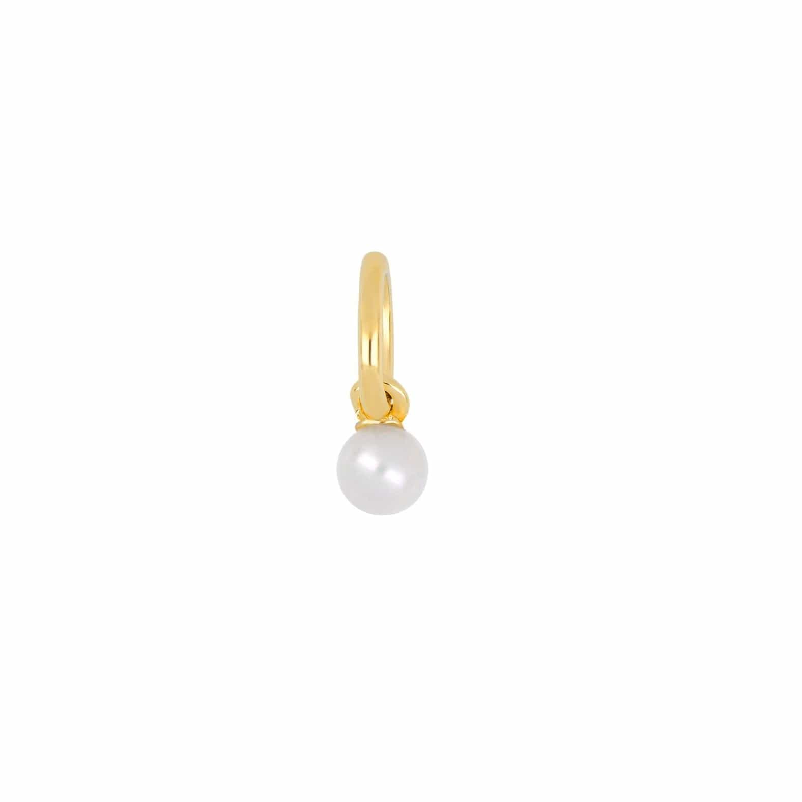 EF COLLECTION NECKLACES June - Pearl Petite Birthstone Charm