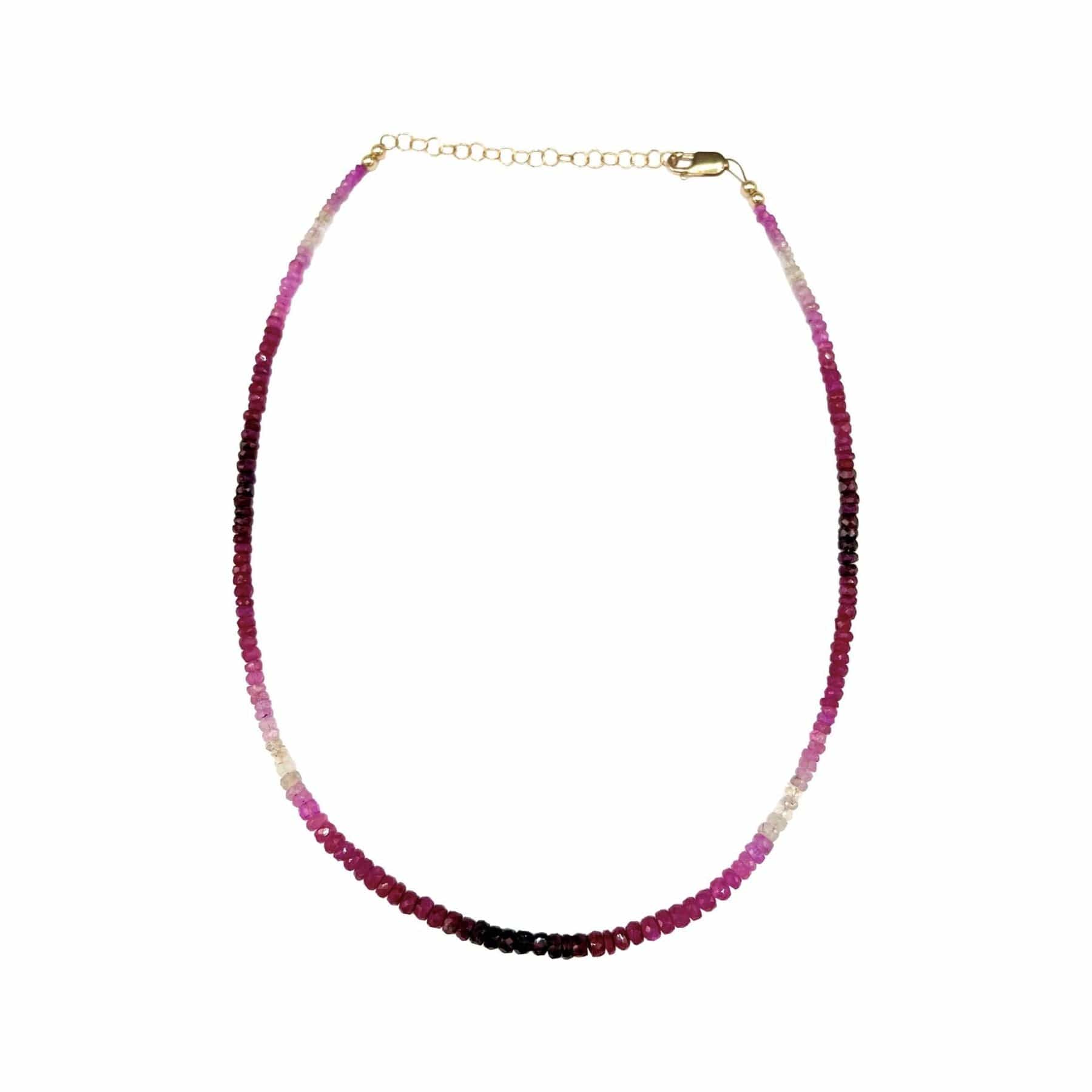 Karen Lazar NECKLACES Ruby Ombre Necklace