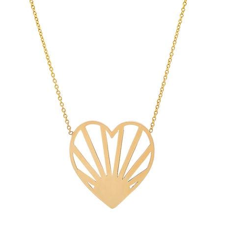 CAITLIN NICOLE JEWELRY NECKLACES Sunrise Heart Necklace
