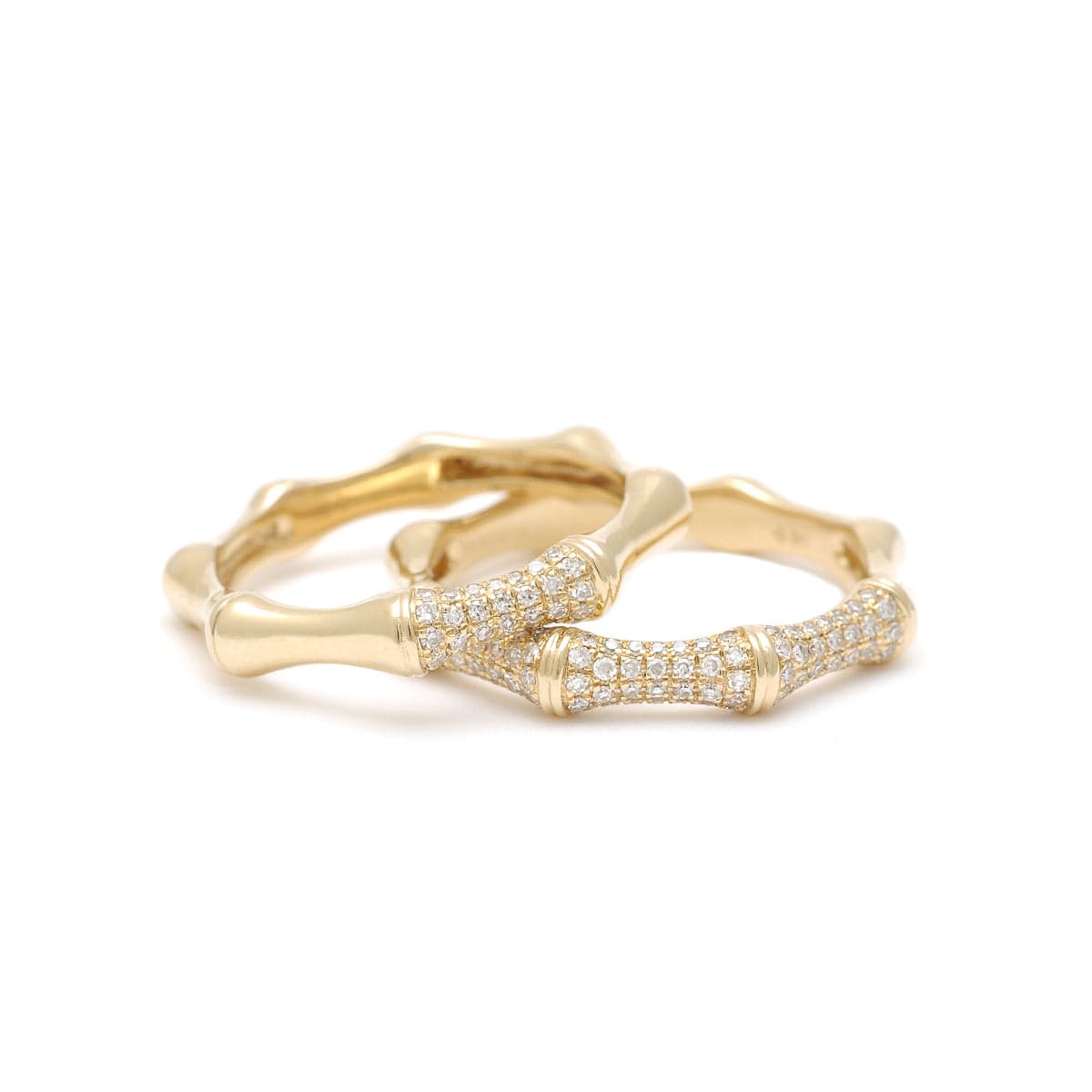 Amazing Grace RINGS Bamboo Pave Diamond Ring