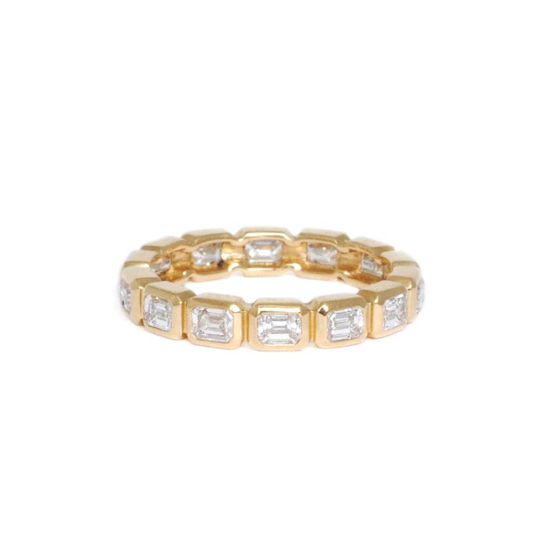 Amazing Grace RINGS Emerald Cut Diamond Eternity Band