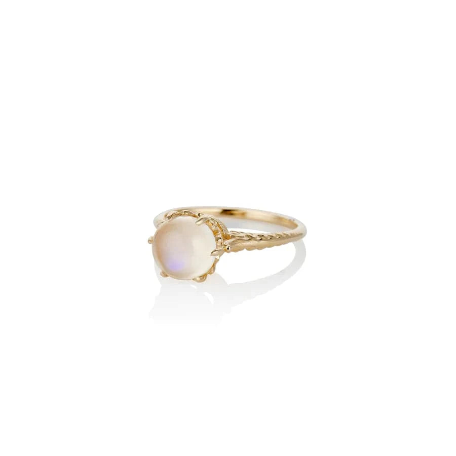 Charlie and Marcelle RINGS Moonstone Crystal Ball Ring