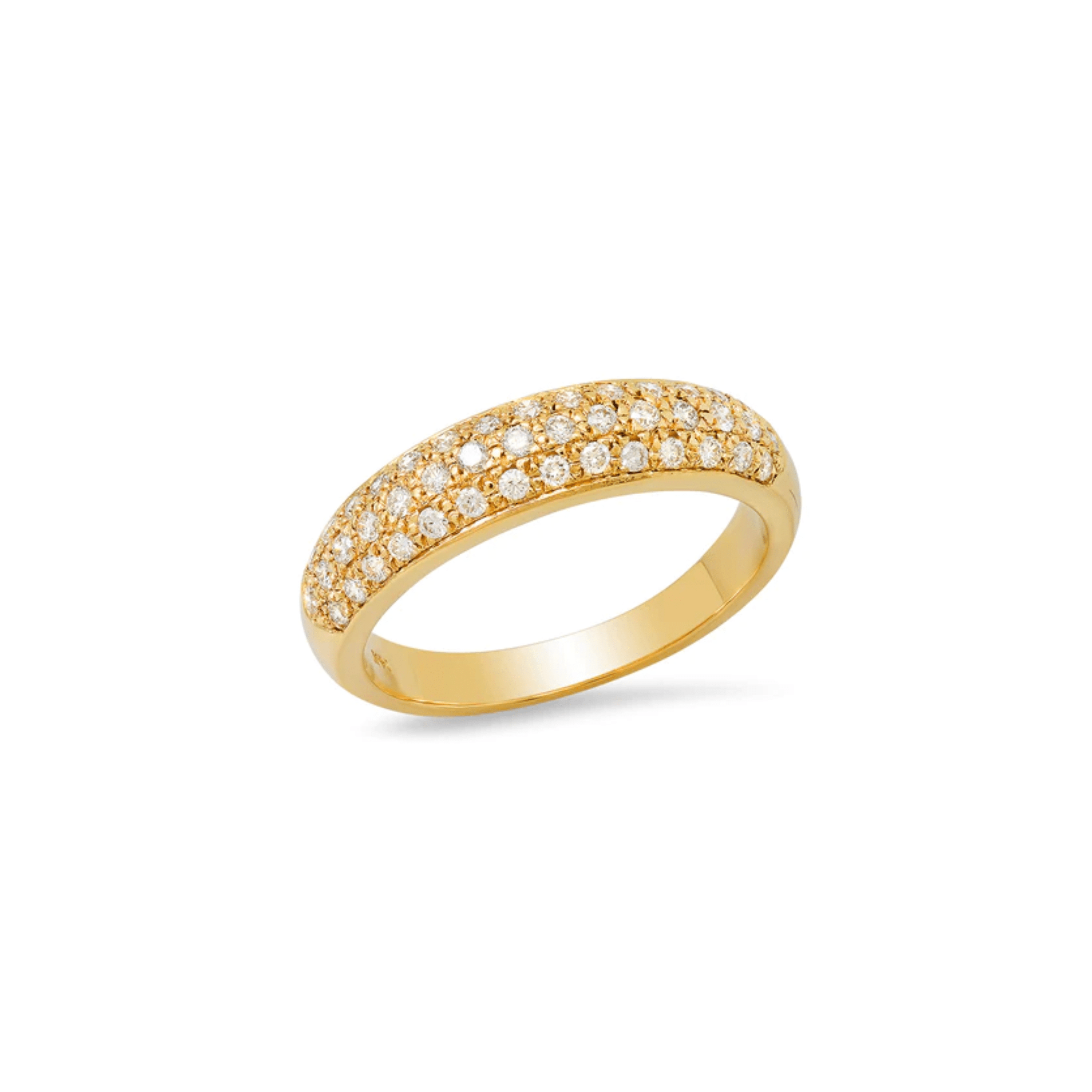 CAITLIN NICOLE JEWELRY RINGS Pave Diamond Dome Ring