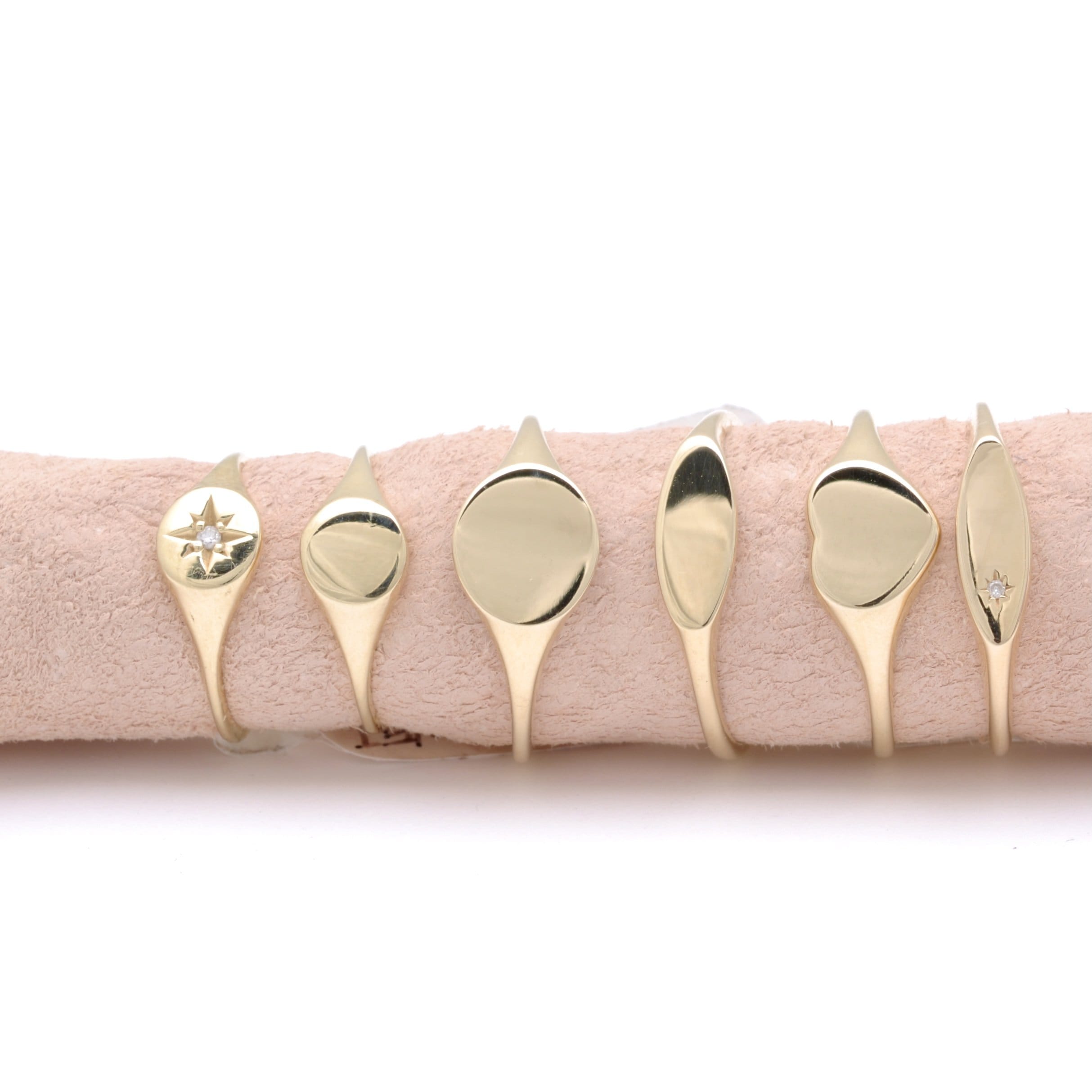 Amazing Grace RINGS Round Signet Pinky Ring