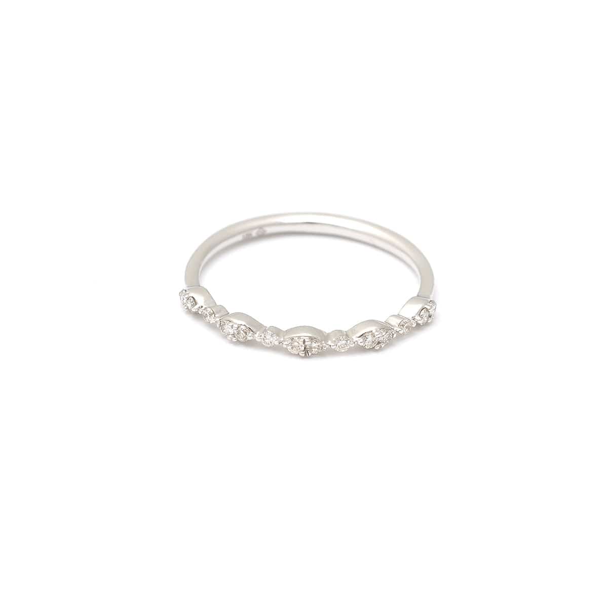 Amazing Grace RINGS Vintage Inspired Marquise Round Half Eternity Ring