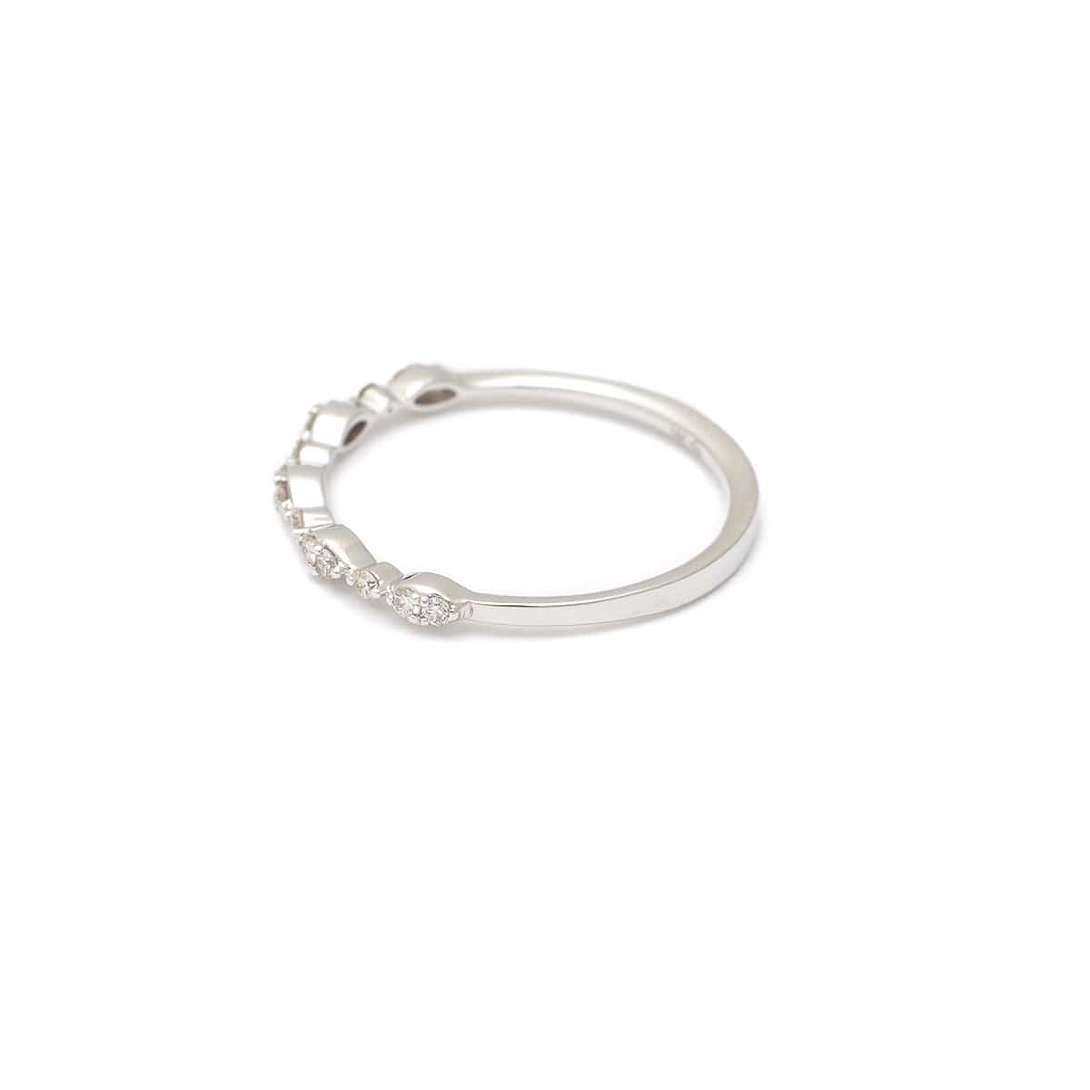 Amazing Grace RINGS Vintage Inspired Marquise Round Half Eternity Ring
