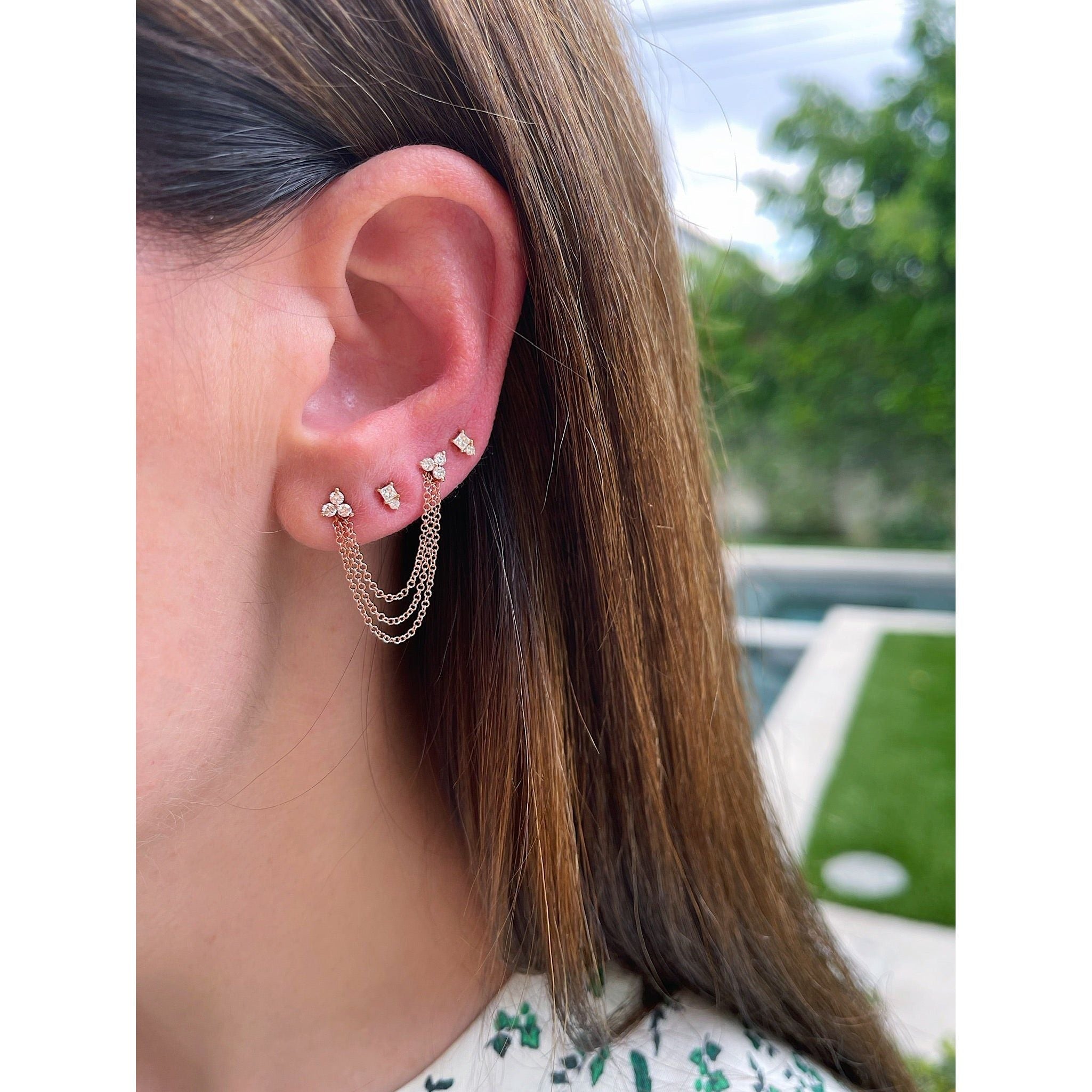 Triple Chain Earring Enhancer